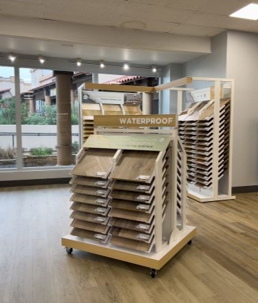 Fort Worth Flooring Store Displays Wood Look